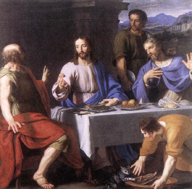 CERUTI, Giacomo The Supper at Emmaus khk Sweden oil painting art